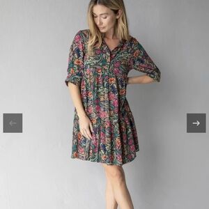 Floral Print Women's Dress